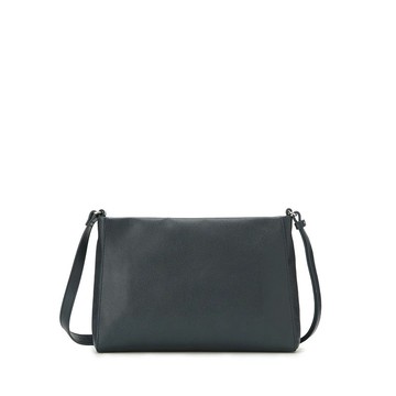 K 輕盈皮革小型肩背包-海軍藍