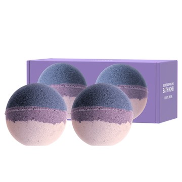 KUNDAL 昆黛爾 滋潤保濕泡泡沐浴精油球 White Musk 2顆  400g  1盒