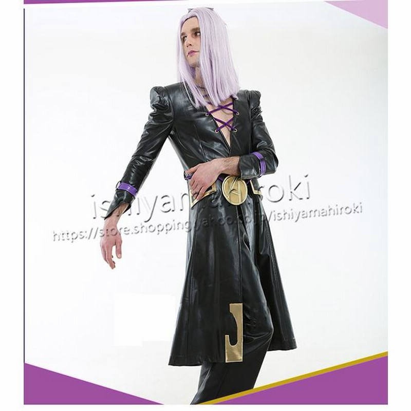 ジョジョの奇妙な冒険 『黄金の風』 風 レオーネ・アバッキオ コスプレ衣装 cosplayウィッグ ハロウィン 変装 仮装イベント クリスマス  コスチューム