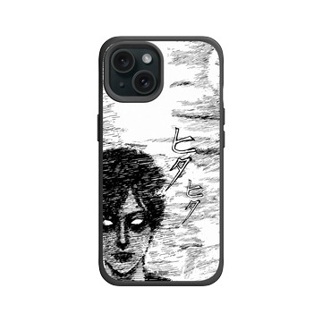 iPhone 15 SolidX 黑 - 伊藤潤二驚選集 Junji Ito - 濃霧中的美少年