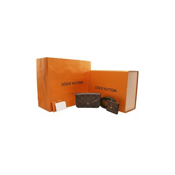 LOUIS VUITTON M80091 FELICIE STRAP & GO 老花帆布二合一斜背包