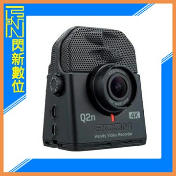 ZOOM Q2N-4K 廣角4K 隨身直播攝影機 錄影機 錄音機 二合一 立體聲(公司貨)直播 webcam 遠距教學 表演錄製
