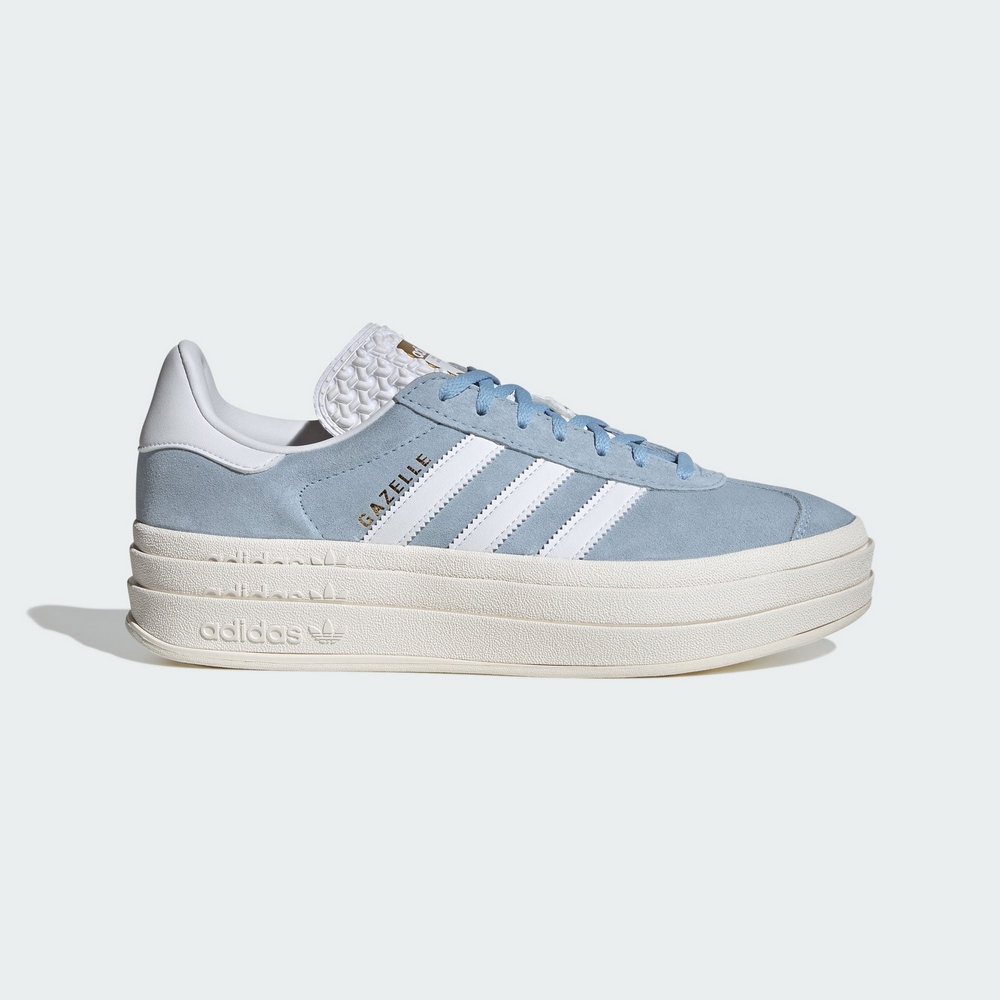 ADIDAS GAZELLE BOLD 女 厚底 增高 休閒鞋 藍