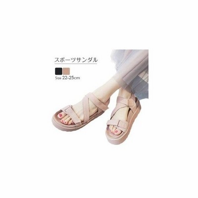 サンダル 走れる スポーツサンダル スポサン ベルクロ 軽量 カジュアル 旅行 夏サンダル 厚底サンダル 通販 Lineポイント最大get Lineショッピング