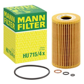 MANN FILTER 機油過濾器  HU 715/4 x  1個