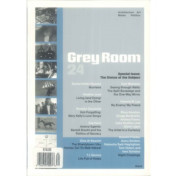 Grey Room Current Issue#24 -9780262755139 絕版英文設計書 [建築人設計人的店-上博圖書]