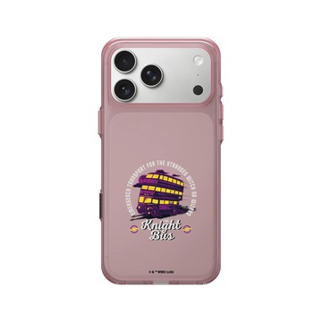 iPhone 17 Pro Max Clear (相機按鈕) 晶醺玫 - 哈利波特 Harry Potter - 騎士公車