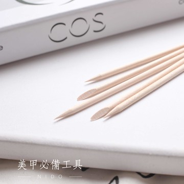 Function-雙頭美甲櫸木棒-5入組(長、中、短3款)