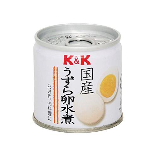 KK 国産 うずら卵水煮 EO缶 SS2号缶×6