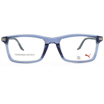 PUMA l 沉著冷靜長方框眼鏡 冰透藍