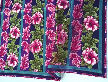 復古紀梵希花卉手帕 19 x 19 英寸 女士禮物