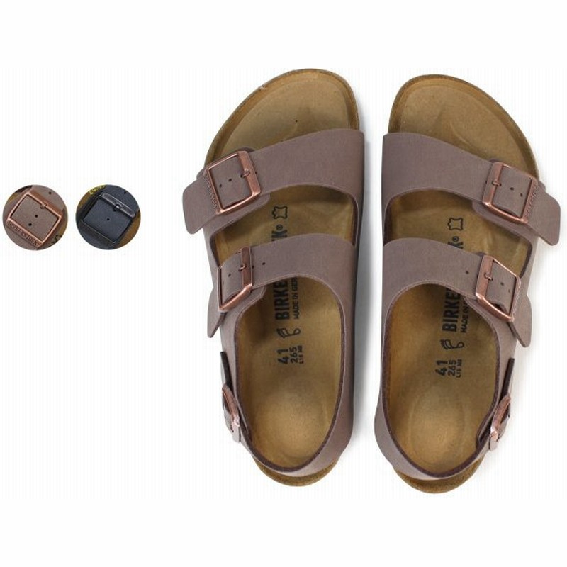 ビルケンシュトック Birkenstock ミラノ サンダル メンズ レディース Milano ビルケン シンセティックレザー 細幅 普通幅 モカ グレー 通販 Lineポイント最大0 5 Get Lineショッピング