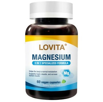 Lovita愛維他 複方鎂素食膠囊-500mg（60顆/瓶）