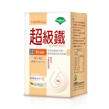 [台灣優杏]優杏-超級鐵膠囊30粒