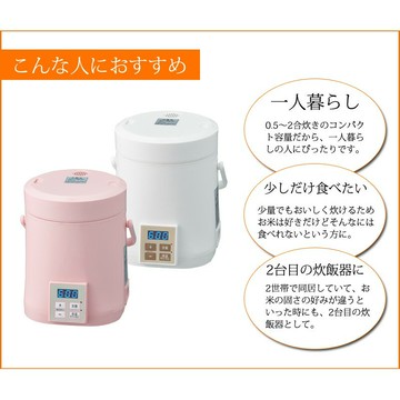 ALPHAX KOIZUMI 小泉 ARC-T104 迷你 鍋 煮飯鍋 2人份 單人 煮飯 單身人士 租屋族 禮物 日本必買代購