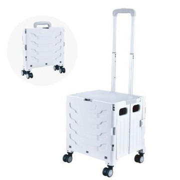 丹露DANRO折疊拉桿購物車/米白/TSC-45L/台