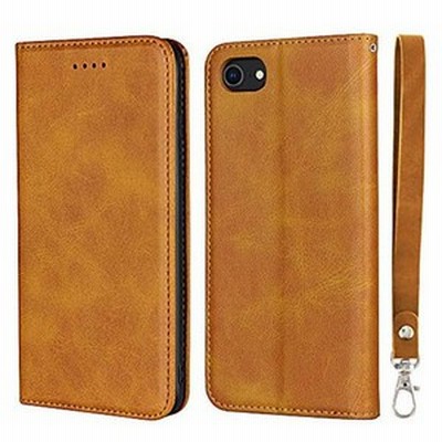 Iphone Se ケース 第2世代 手帳型 ストラップ付き 高級puレザー 耐衝撃 マグネット財布型 カードポケット 指紋防止 アイフォン Se 7 8カ 通販 Lineポイント最大get Lineショッピング