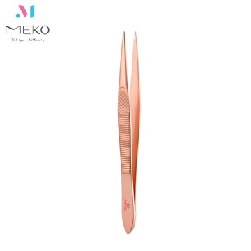 MEKO 完眉PICK絲紋精準粉刺夾  3H-006 / 粉刺夾 鑷子 粉刺護理 玫瑰金