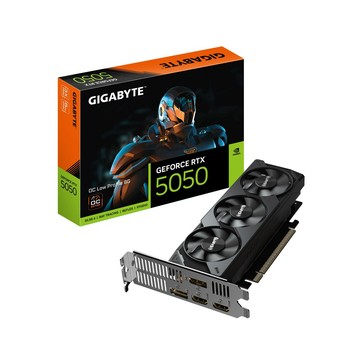 【蝦皮直營】GIGABYTE技嘉 RTX5050 OC Low Profile 8G /18cm/三風扇 廠商直送