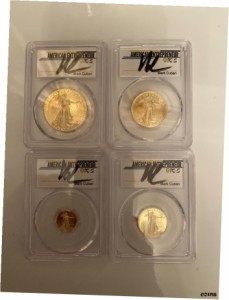 アンティークコイン NGC PCGS ゴールド イーグル コインセット Pcgs PR70 Type レア ポップ MarkCuban サ 2021-W