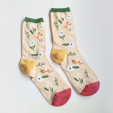 狐吉花園 | 插畫棉襪