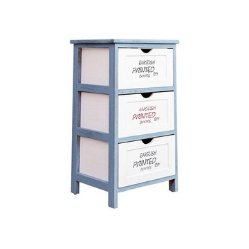 DAYNEEDS 日需百備~麗莎地中海風三層抽屜櫃G999_3L(1入)  ※限宅配／無貨到付款