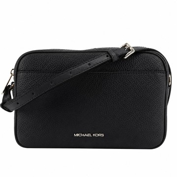 MICHAEL KORS  Jet Set皮革相機斜背包-大/黑