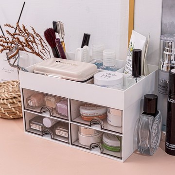 四抽屜筆筒收納盒 筆筒 桌面收納 桌面收納盒 收納盒 抽屜收納盒 抽屜筆筒 桌面整理盒 收納盒桌上收納 I207