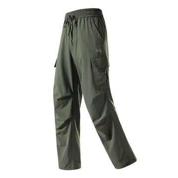 UPF50+防潑水冰霸輕旅褲(松林綠 男女共版S-5XL)