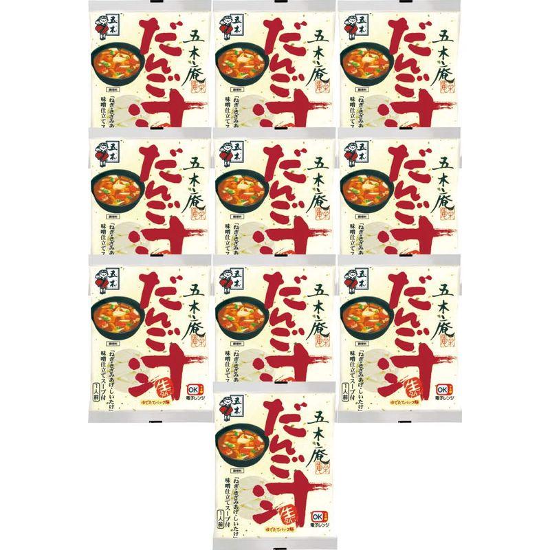 五木食品 五木庵だんご汁 192g×10個 (電子レンジ調理可能)(常温保存商品)