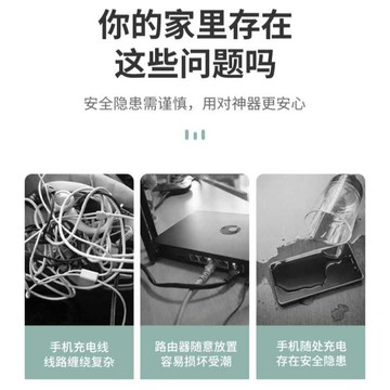 🚀台灣出貨⚡免運下殺🔥 插座置物架 路由器置物架 免打孔置物架 墻上插座放置架 雜物收納盒  充電方便