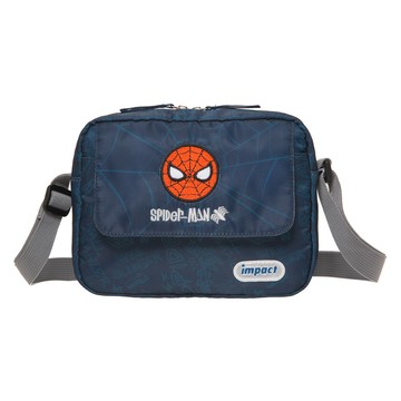 impact 怡寶 蜘蛛人側背包 IMQMVSD03NY  蜘蛛人 深藍色  中(20 x 6 x 15cm)