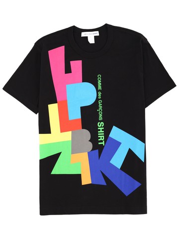 comme des garcons shirt t-shirt with print