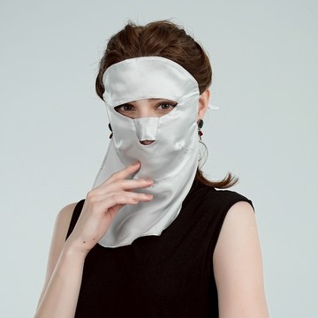 闕蘭絹 100%蠶絲全臉面罩-1125