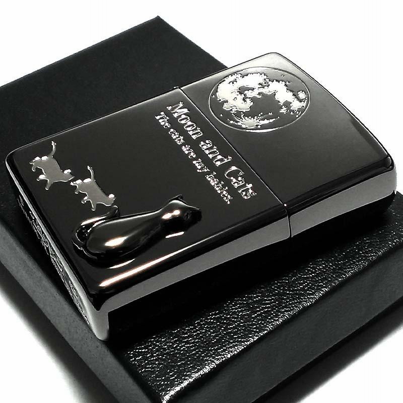 ZIPPO ライター ムーン キャット ジッポ 猫 可愛い 立体