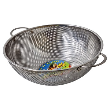 CHANG JANN 巧晶蔬果藍 CNS 304高級不鏽鋼18-8 快速濾水  31.5cm  1個