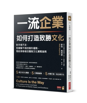 一流企業如何打造致勝文化：對手偷不走、危機擊不倒的隱形優勢【二手書_近全新】TAAZE讀冊生活