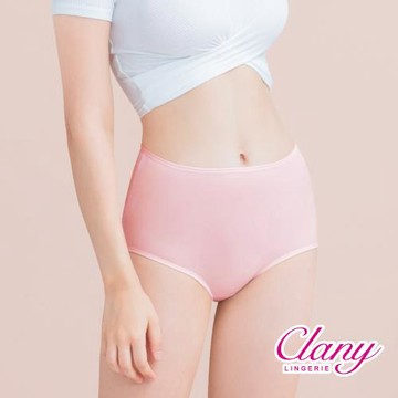 【可蘭霓Clany】美膚保養絲蛋白高腰L-Q/2XL內褲 玫瑰粉 2189-32