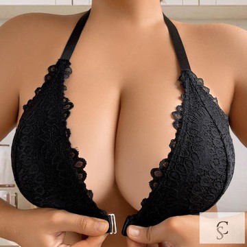 【XL-8XL大尺碼】👩大罩杯內衣 無鋼圈內衣 聚拢收副乳跨境新款大碼文胸女蕾絲花邊上託聚攏可調節細帶Y型歐美內衣大碼