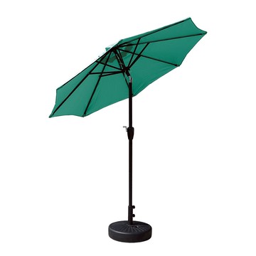 LOGIS~戶外7尺彎頭手搖傘 休閒傘 遮陽傘 戶外傘 庭園傘 (無傘座) J-210A綠色