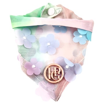 澳洲Happy Go Puppy 寵物領巾 時尚寵物配飾 小型犬適用 輕盈透氣  花花仙子  XS  1條