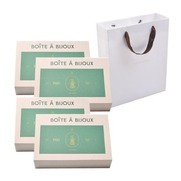 【珠寶盒法式點心坊】加列德酥餅禮盒x4盒-附提袋  (過年送禮/禮盒/餅乾)