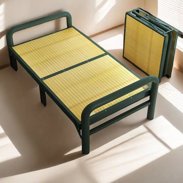 公司貨 免運 超低價 竹板床折疊硬板床家用單人雙人午休涼床加固版可折疊床鋪臨時床鋪 快速發貨