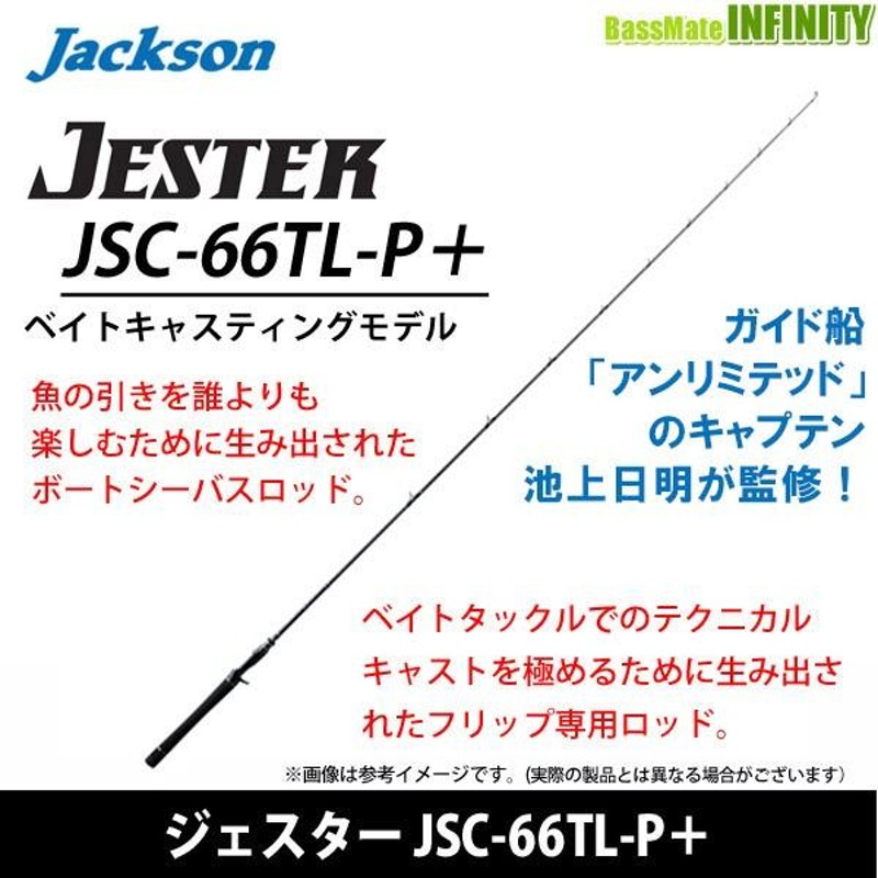 ○ジャクソン JESTER ジェスター JSC-66TL-P＋ (ベイトキャスティング