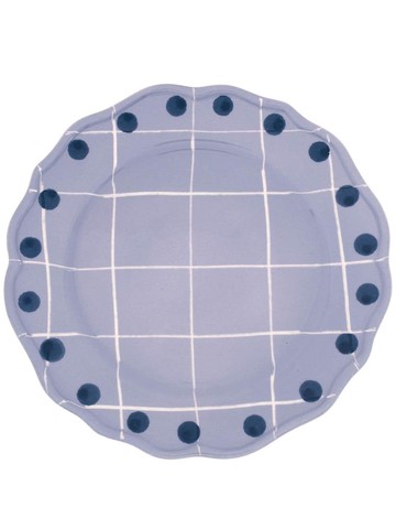 Bitossi Home - Pois Rim porcelain dinner plate (27cm) - unisex - Porcelain - One Size - Purple