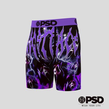 【PSD Underwear 官方旗艦店】MOVIE- 平口四角褲-驚聲尖笑 3-紫色