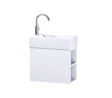 凱撒衛浴caesar 50公分一體瓷盆浴櫃組含龍頭lf5239l /bt530c, eh05239a