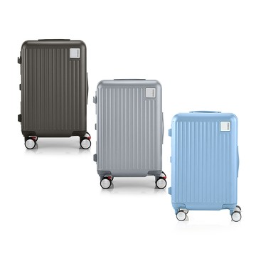 American Tourister 20吋 LOCKATION 一點式扣鎖輕量注塑框箱PC煞車輪行李箱/登機箱(多色可選)