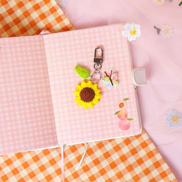 向日葵鑰匙扣手工禮品袋