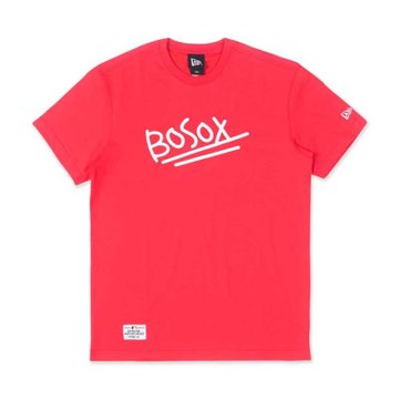 NEW ERA 男女 短袖上衣 SPEECH BUBBLES 波士頓紅襪 NE13957259